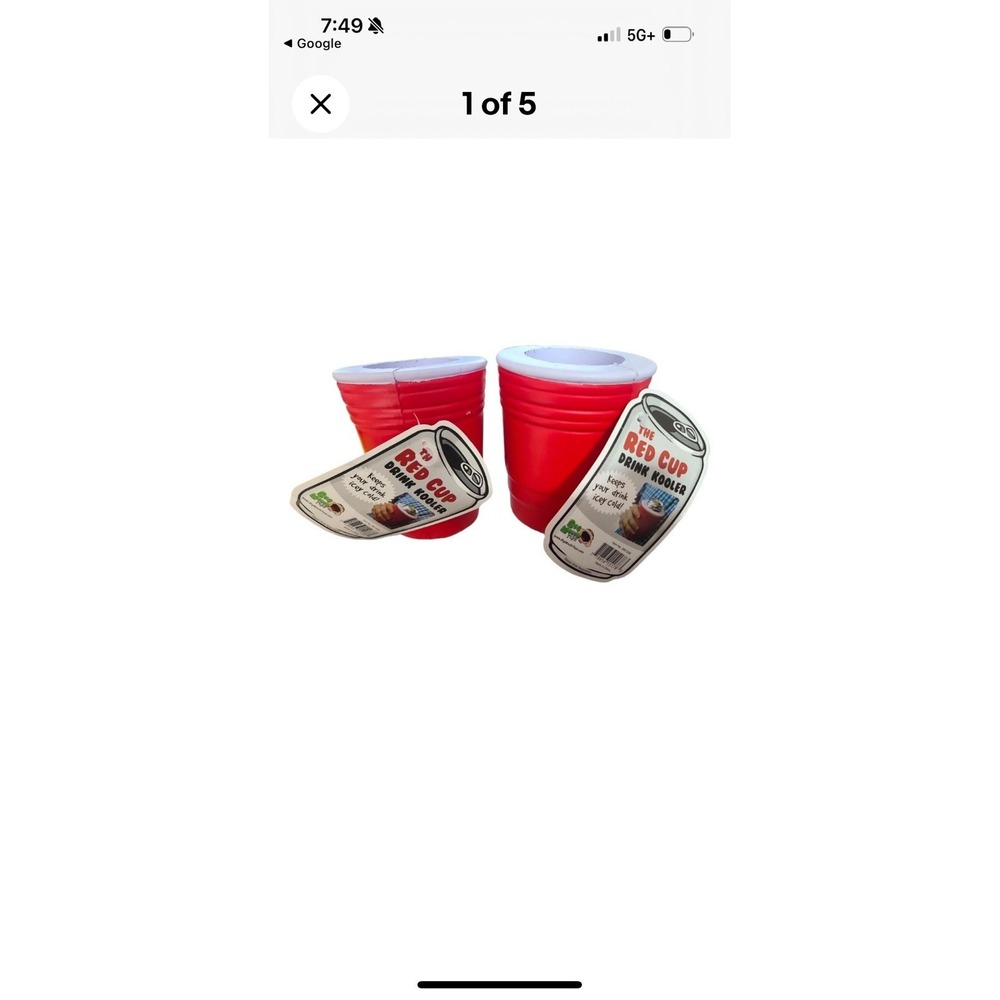 BigMouth Inc The Red Cup Drink Kooler insulator Red Solo Cup Toby Keith NIP PICS